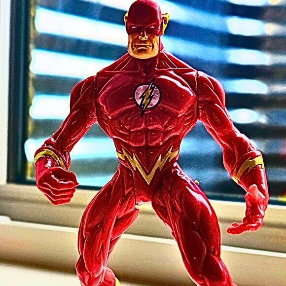 1996 Kenner Total Justice The Flash (Wally West) DC Comics 5 Inch Vintage Action - Picture 1 of 6